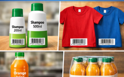 EAN-13 barcode example for product packaging