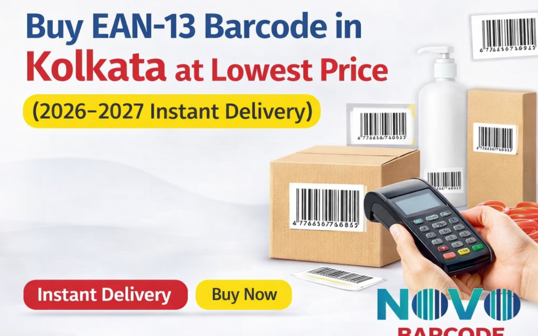 Buy EAN-13 Barcode in Kolkata at Lowest Price (2026–2027 Instant Delivery)