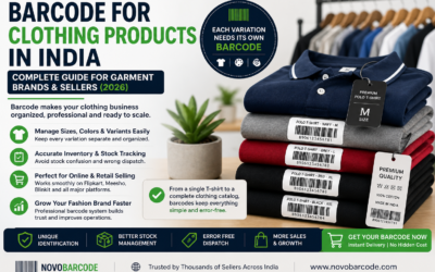Barcode for clothing products