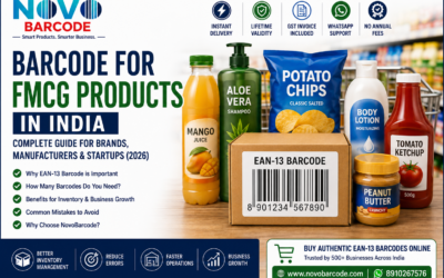 Barcode for FMCG Products in India: Complete Guide for Brands, Manufacturers & Startups (2026)