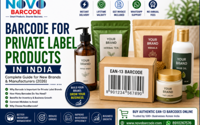 Barcode for Private Label Products in India: Complete Guide for New Brands & Manufacturers (2026)