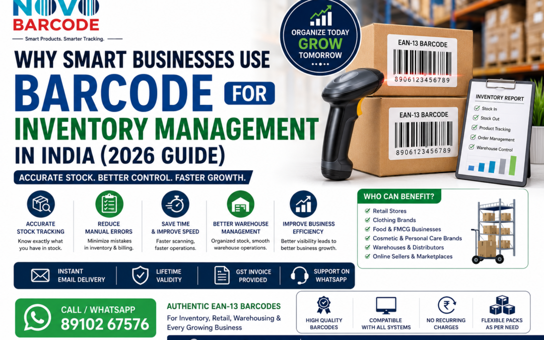 Barcode for Retail Products in India: Complete Guide for Retailers, Manufacturers & Brands (2026)