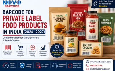Barcode for Private Label Food Products in India (2026–2027): Complete Guide for Manufacturers & Brand Owners