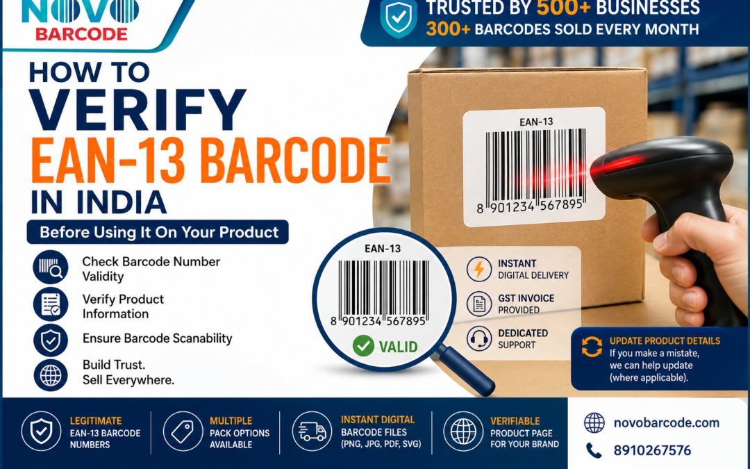 How to Verify EAN-13 Barcode in India | NovoBarcode