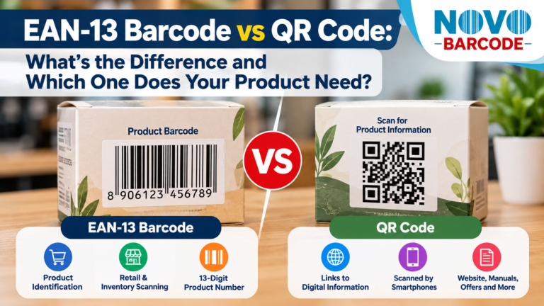 EAN-13 Barcode vs QR Code: What’s the Difference and Which One Does Your Product Need?